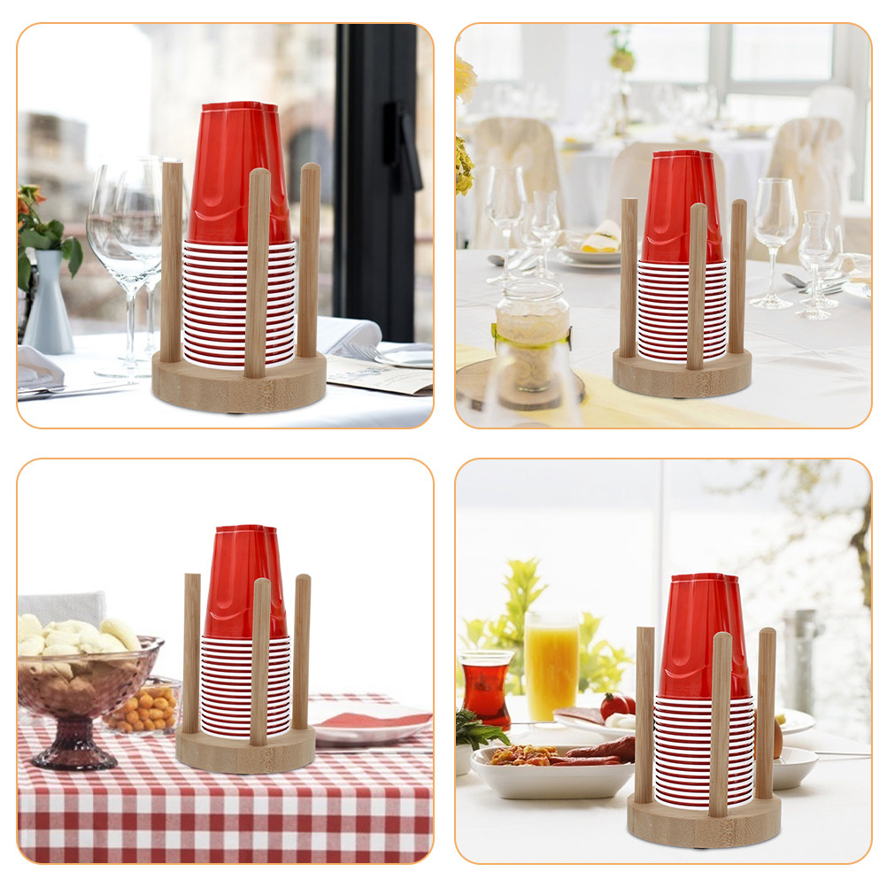 Compact Wooden Cup Holder for  - Outdoor Camping Activities 评论和价格