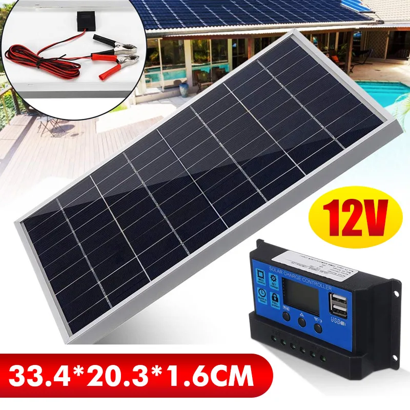 50W Solar Panel Kit Mono Cryst - Outdoor Camping Van 评论和价格