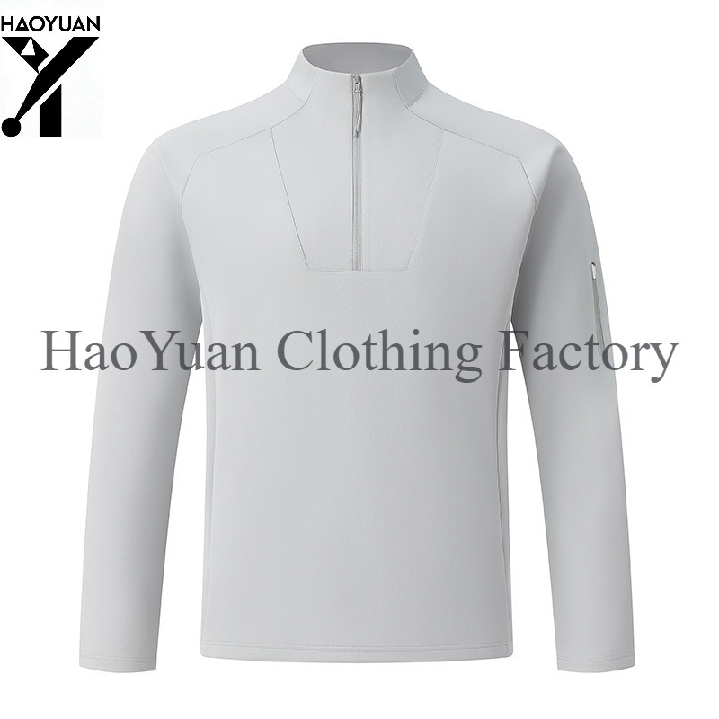 Men's Half Zip Long Sleeved Sh - Outdoor Camping In Winter 评论和价格