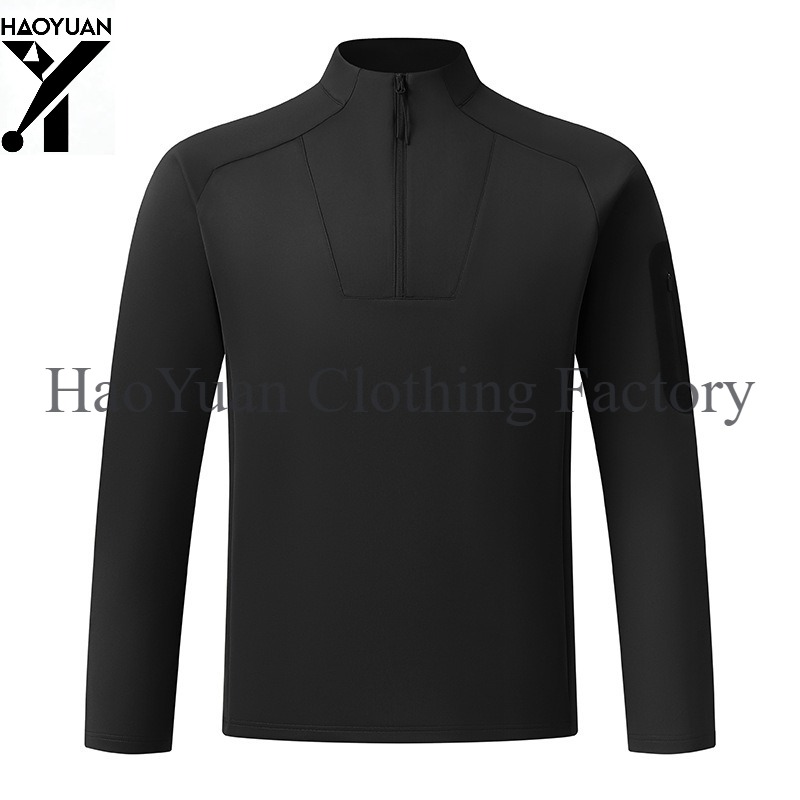 Men's Half Zip Long Sleeved Sh - Outdoor Camping In Winter 评论和价格