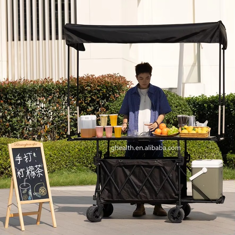 Stall Folding Steel Table Trol - Outdoor Camping Trolley 评论和价格