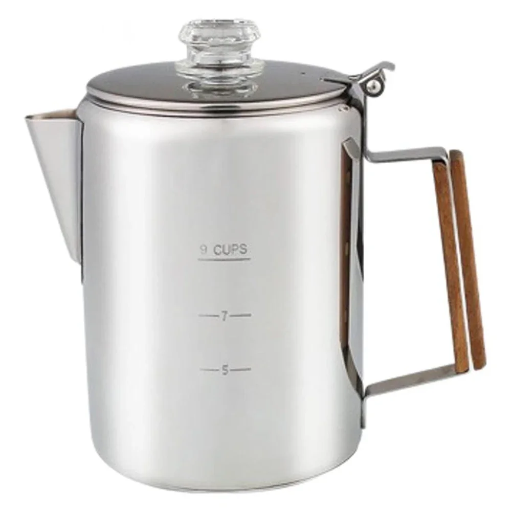 9 Cup Coffee Maker Camping Cof - Camp Percolator Coffee 评论和价格
