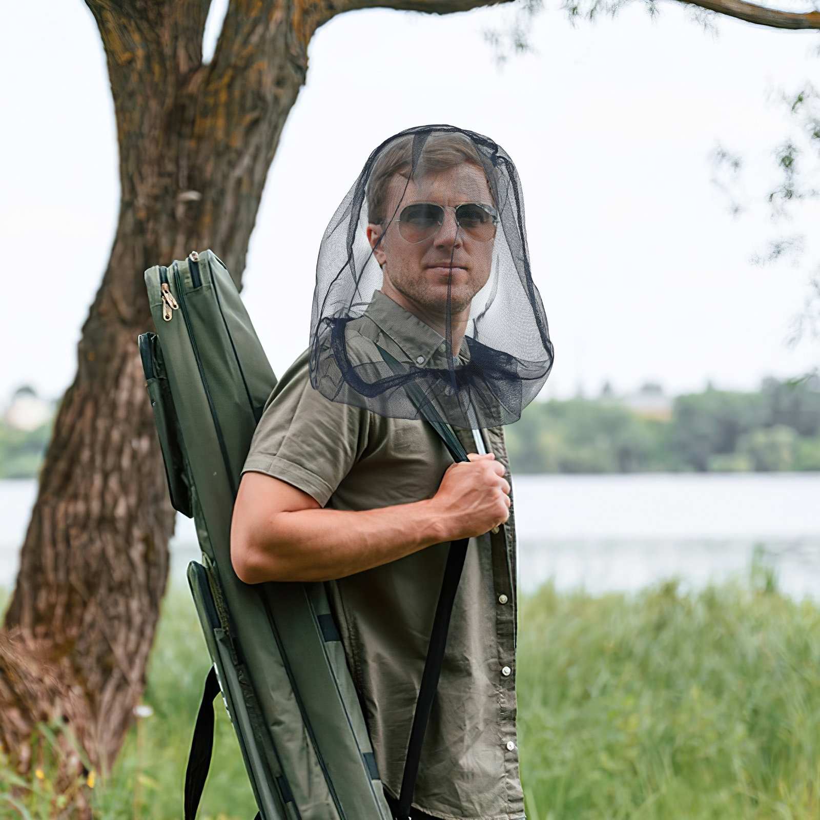 2Pcs Outdoor Head Net Mosquito - Outdoor Camping Hat 评论和价格