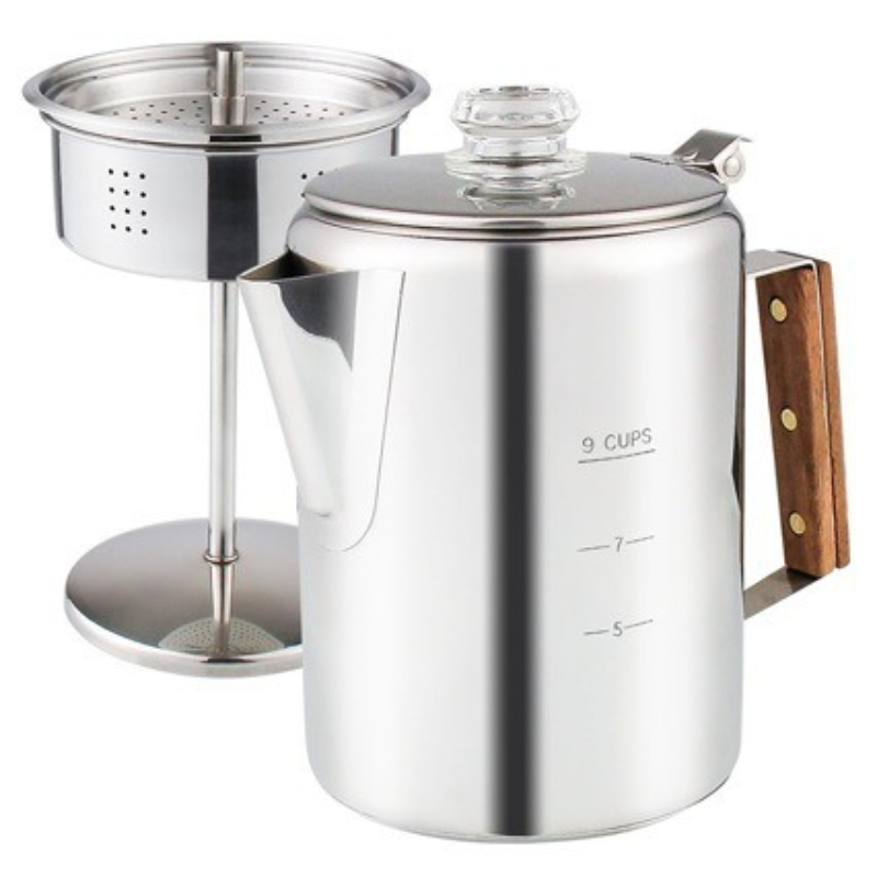 6-Cup 9-Cup 12-Cup Stainless S - Camp Percolator Coffee 评论和价格