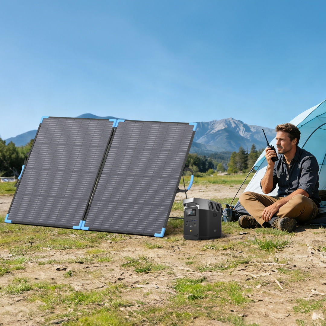 E-POWO 20V Bifacial Solar Pane - Outdoor Camping Van 评论和价格