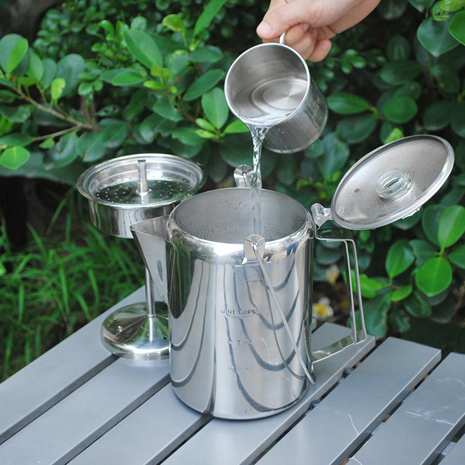 Outdoor Stainless Steel Campin - Camp Percolator Coffee 评论和价格