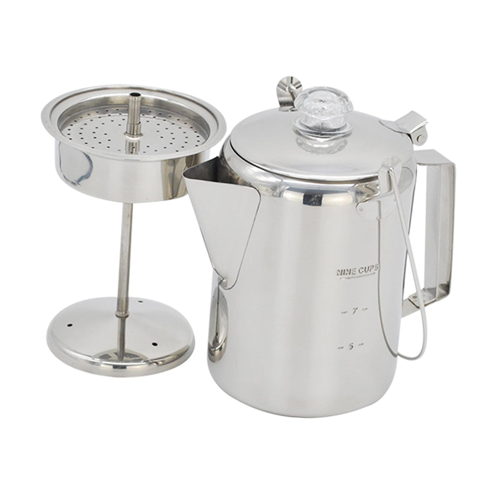 Outdoor Stainless Steel Campin - Camp Percolator Coffee 评论和价格