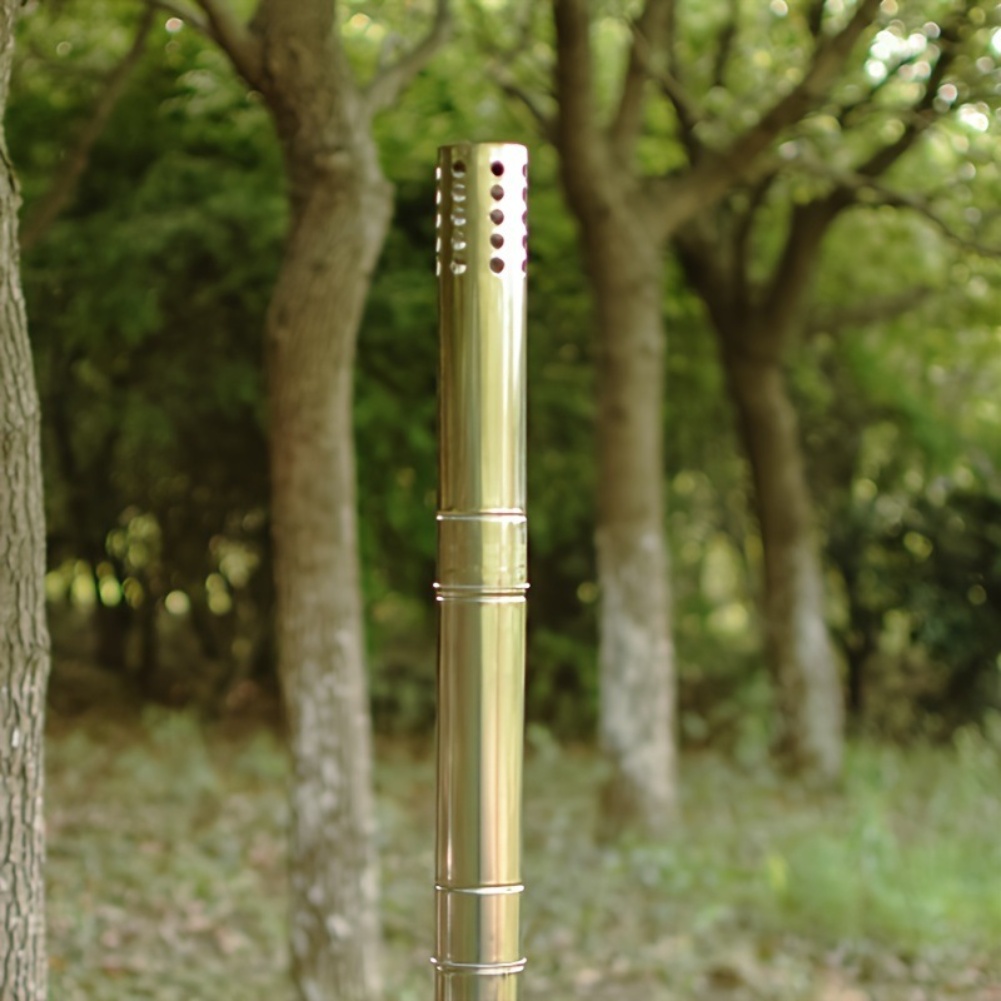 Stainless Steel Smoke Pipe Kit - Outdoor Camping Stove Wood 评论和价格