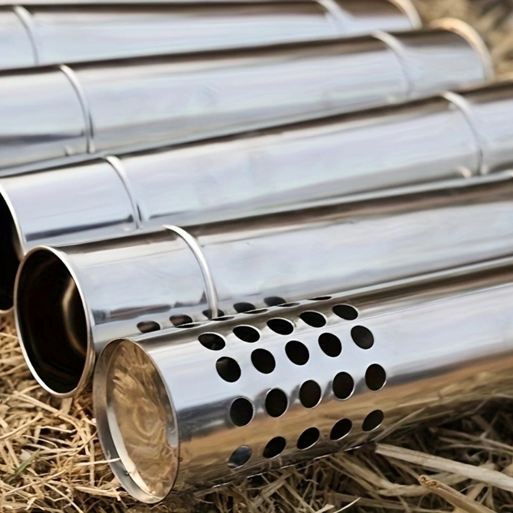 Stainless Steel Smoke Pipe Kit - Outdoor Camping Stove Wood 评论和价格