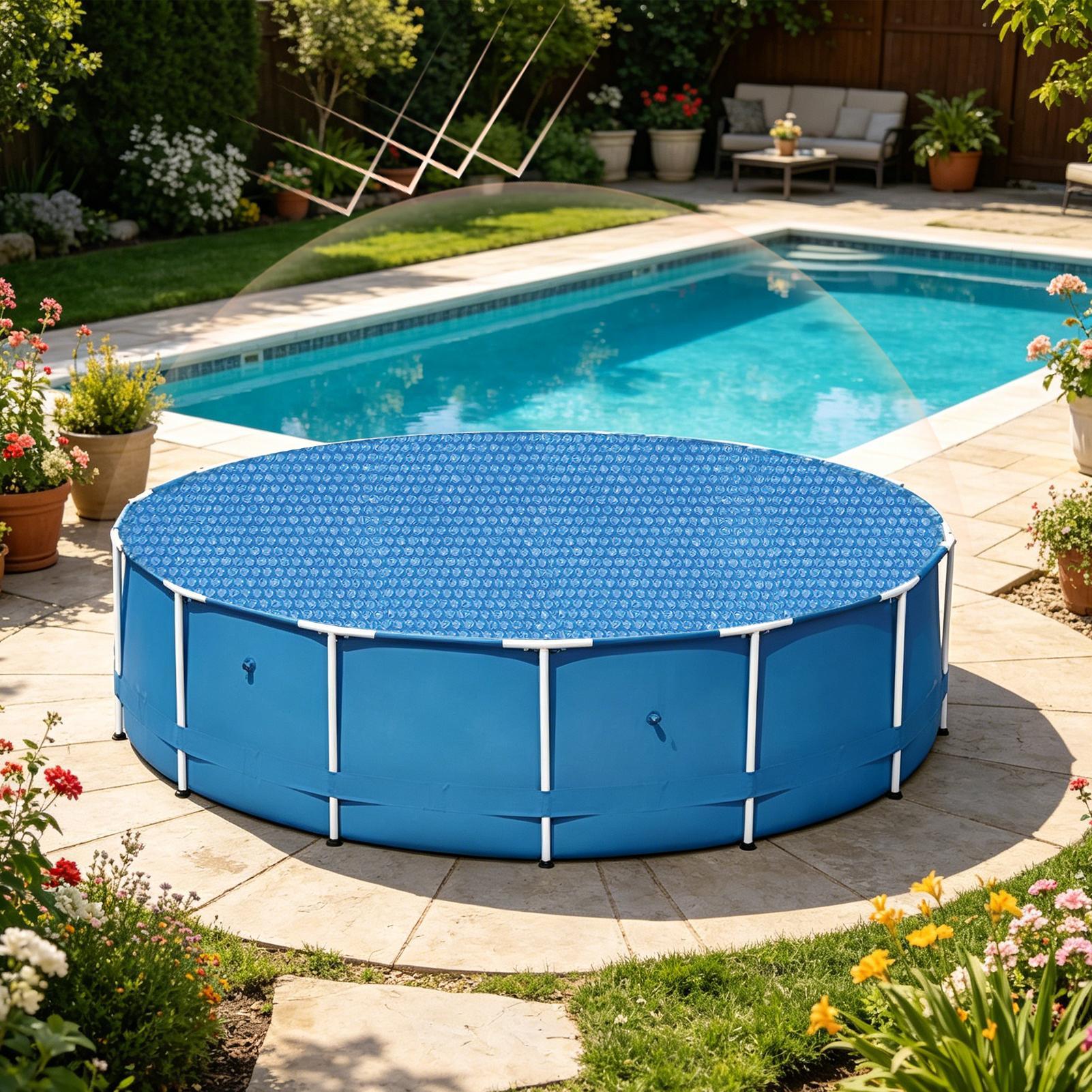 Round Pool Cover Round Tub Bub - Outdoor Camping Decke 评论和价格