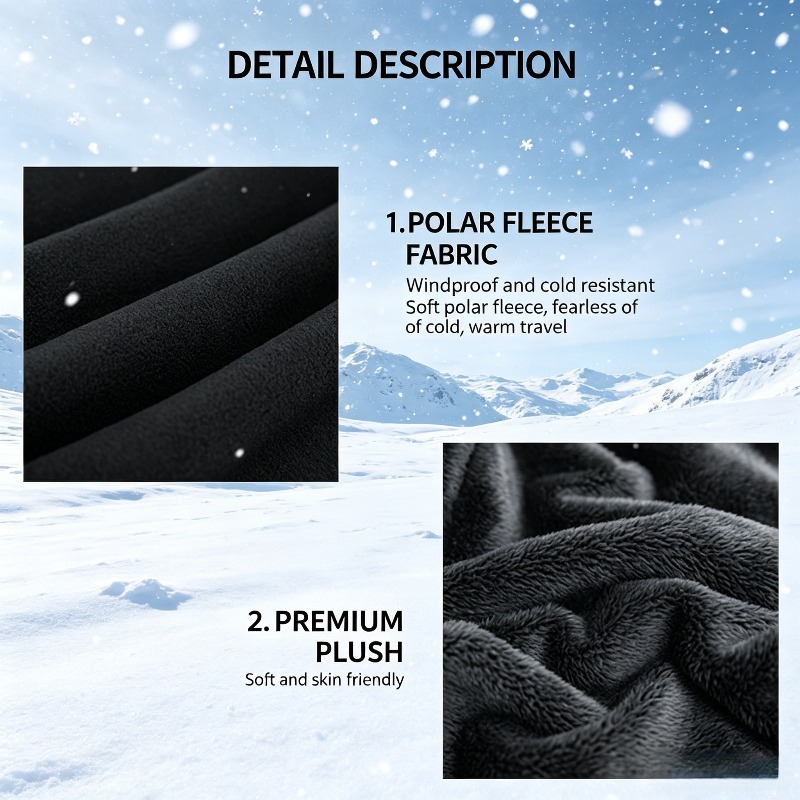 Winter MotorcycleWarm Mask Men - Outdoor Camping In Winter 评论和价格