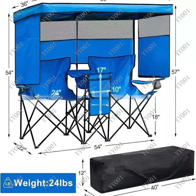 Portable Double Folding Campin - Outdoor Camping Chairs Folding 评论和价格
