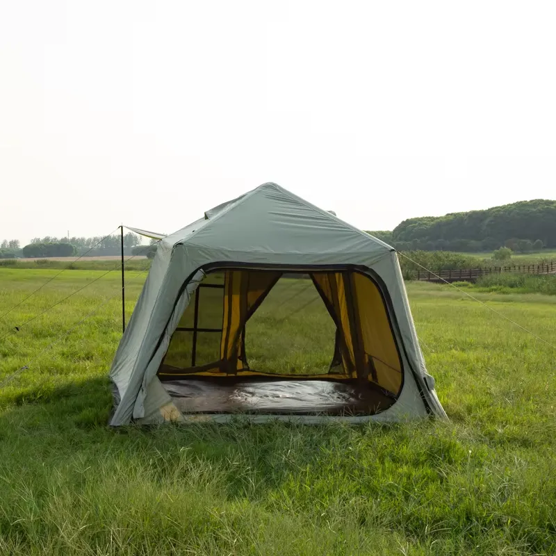 Waterproof Portable Oxford Oxf - Outdoor Camping Inflatable Tent 评论和价格