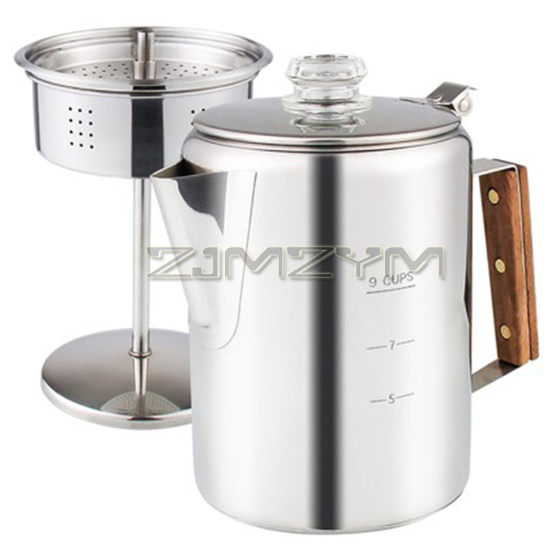 9 Cup Coffee Percolators 1500m - Camp Percolator Coffee 评论和价格