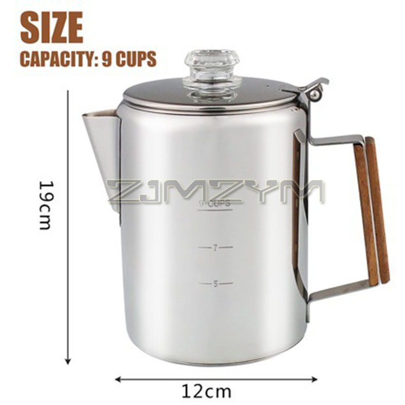 9 Cup Coffee Percolators 1500m - Camp Percolator Coffee 评论和价格