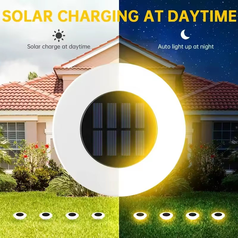 Solar Ground Lights 1/4Pack LE - Outdoor Camping Decke 评论和价格