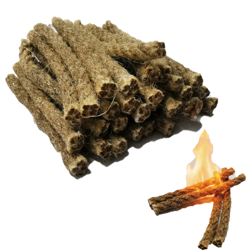 Outdoor Mini Wax Hemp Rope Por - Outdoor Camping Stove Wood 评论和价格