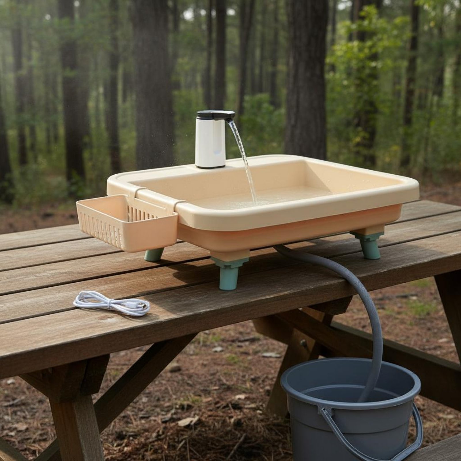 Portable Hand Washing Station  - Outdoor In Camping 评论和价格