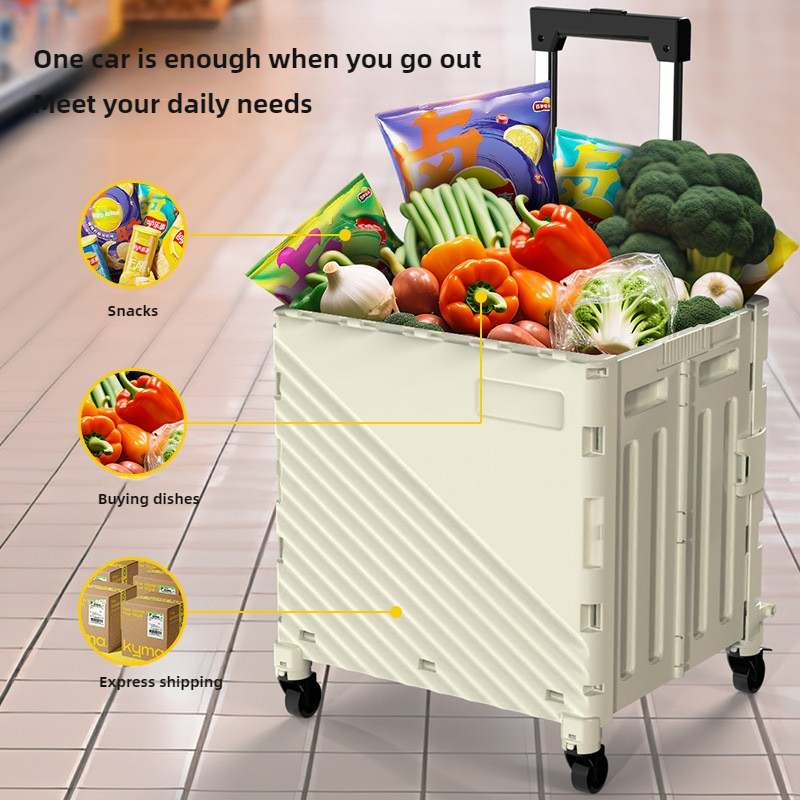 Folding Shopping Cart Portable - Outdoor Camping Van 评论和价格