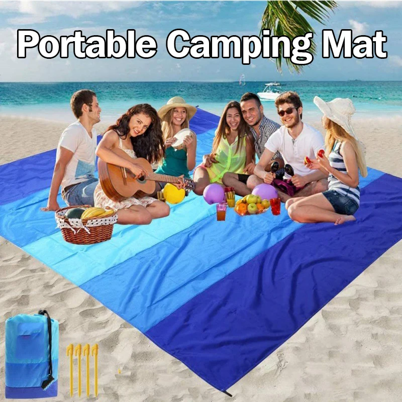 200*210cm Sandproof Beach Blan - Outdoor Camping Rug Waterproof 评论和价格
