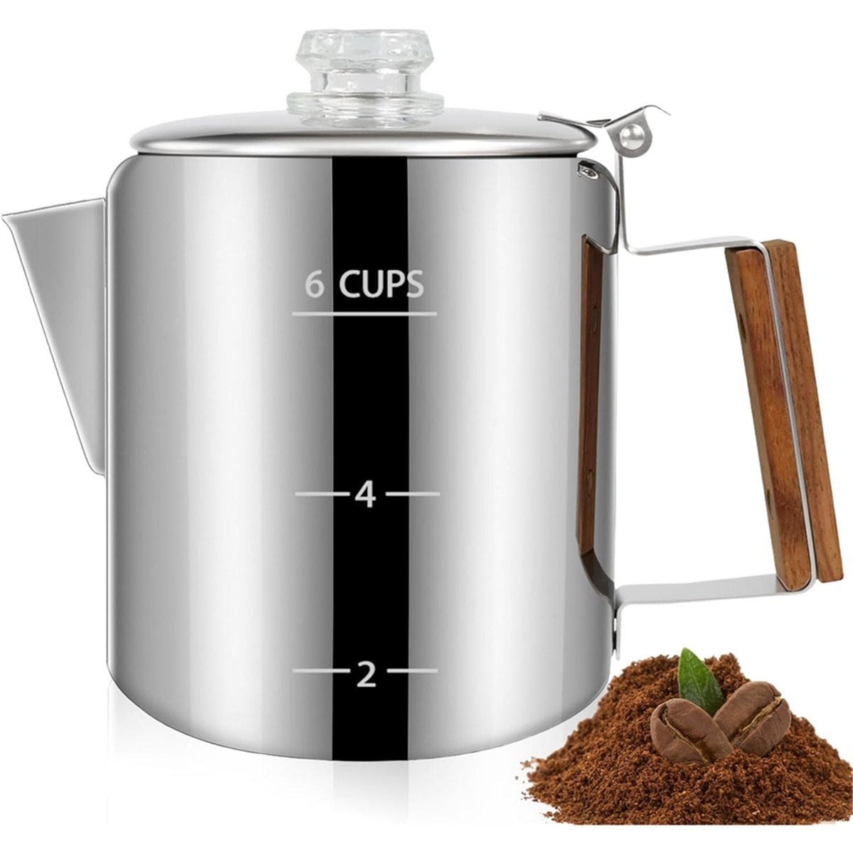 6 Cup Percolator 304 Stainless - Camp Percolator Coffee 评论和价格