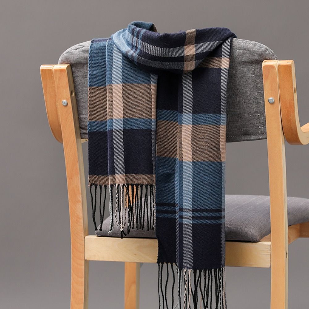Classic Men's Scarf Winter Thi - Outdoor Camping In Winter 评论和价格