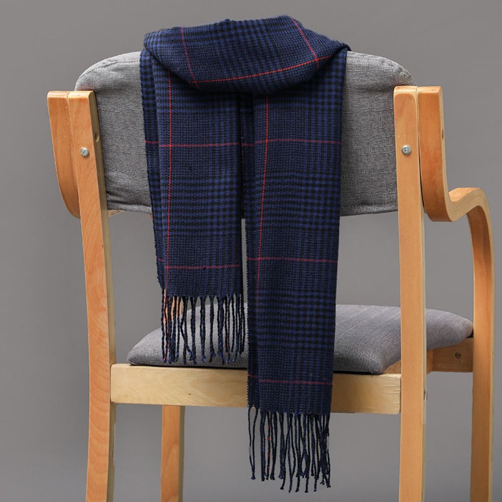 Classic Men's Scarf Winter Thi - Outdoor Camping In Winter 评论和价格