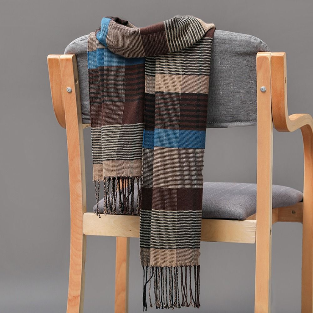 Classic Men's Scarf Winter Thi - Outdoor Camping In Winter 评论和价格