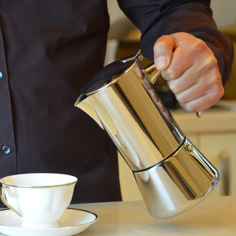 200ml/300ml Portable Coffee Po - Camp Percolator Coffee 评论和价格